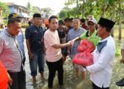 Wabup Ardian Saputra Tinjau Beberapa Titik Lokasi Yang Masih Tergenang Banjir Dilampura