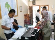 Polda Lampung Dan Polres Lampung Timur Geledah BPN Lampung Timur