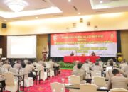 Kapolda Lampung Buka Sosialisasi Perpol No 10 Tahun 2022 dan hasil Rakernis Fungsi Hukum Tahun 2023