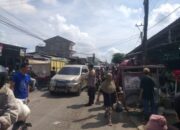 Jajaran Polsek Tanjung Senang  Polresta Bandar Lampung, Urai Kemacetan Lintas Area Pasar Way Kandis