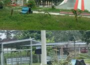 Harga Tempat Dagang Yang Mahal ? Taman Merah Putih Terbengkalai dan Penuh Ilalang