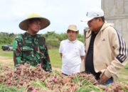 Dandim 0411/KM Evaluasi Pencapaian Tanaman Bawang Merah