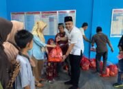 Ketua Badan Bantuan Hukum Dan Advokasi Rakyat ( BBHAR ) Lampung Selatan Merik Havit., SH., MH. Santuni 30 Anak Yatim Piatu