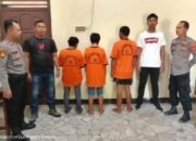 Asik Pesta Sabu, 3 Pelaku Berhasil Ditangkap Polsek Seputih Surabaya Polres Lampung Tengah