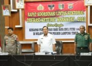 Persiapkan Ops Ketupat 2023, Polres Lampung Timur, Gelar Rakor Lintas Sektoral Dengan Instansi Terkait