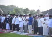Polda Lampung Laksanakan Sholat Idul Fitri 1444 H Tahun 2023