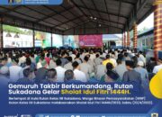 WBP Rutan Kelas IIB Sukadana Lakukan Shalat Idul Fitri 1444 H