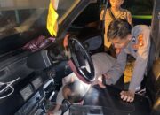 Mudik Aman dan Berkesan, Petugas Pos Yan Polres Way Kanan Bantu Pengendara Alami Kesulitan di Jalan
