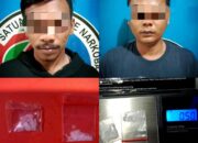 Satreskoba Polres Lampung Tengah Bekuk Dua Pelaku Pengguna Sabu Warga Gunung Batin