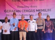 Kabid Humas Polda Lampung Hadiri Launching Program Gerakan Cerdas Memilih (GCM) Oleh RRi Lampung