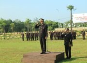 Peringati Hari Lahir Pancasila, Personel Polres Tulang Bawang Barat Gelar Upacara