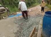 Proyek Rabat Beton Desa Mekar Karya Lamtim di Bangun Asal Jadi, Diduga Menjadi Ajang Korupsi