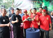 Sambut Hari Bhayangkara ke 77, Kicau Mania ‘Gantang’ Burung di Polres Lampung Timur