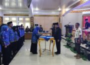 Bupati Lampura Melalui Asisten lll Sofyan SP, MM, Lantik Jabatan Fungsional Tertentu (JFT) Diruang Tapis 