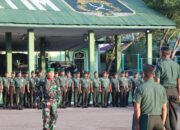 Pupuk Jiwa Kejuangan Prajurit, Kodim 0104/Atim Laksanakan Upacara Bendera