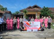 Hari Bhayangkara Ke-77, Polda Lampung Laksanakan Anjangsana ke Wakawuri