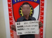Pelaku Pengeroyokan di Marga Sekampung, di Gelandang Polres Lampung Timur