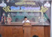Asisten ll Wakili Bupati Lampura Hadiri Grand Final, Pemilihan Muli Mekhanai Tahun 2023