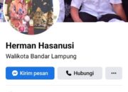 Akun Facebook Diduga Catut Nama Herman HN Mencoba Tipu Aktivis Lampung