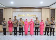 Kapolda Lampung Pimpin Serah Terima Jabatan, Dirsamapta dan Kabid Humas Polda Lampung