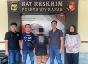 Seorang Ayah Diringkus Unit PPA Polres Way Kanan, Diduga Cabuli Anak Sendiri