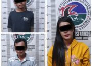 Kasus Narkoba, Tiga Orang Diamankan di Kos-kosan Wilayah Tulang Bawang Barat