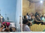 Kegiatan Bakti Kesehatan Kapolres Lamsel AKBP Yusriandi Yusrin Jenguk Warga Penderita Kanker Tulang dan Tumor Mata