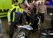 Patroli Malam Minggu, Polres Way Kanan Himbau Pemuda Tidak Balapan Liar di Jalan Raya