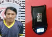 Bawa Narkotika Dalam Tas Selempang, Buruh Asal Ringin Sari Ditangkap Polres Tulang Bawang