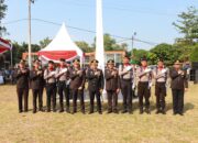 Peringati HUT RI Ke-78, Kapolres Lamtim Melaksanakan Upacara Bersama Forkopimda