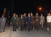 Kapolres Pringsewu Hadiri Apel Kehormatan dan Renungan Suci HUT RI Ke-78