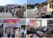 Kapolres Lamsel Berikan Penghargaan Kepada Guru Honorer Aksi Heroic Pemanjat Tiang Bendera di Desa Kertosari