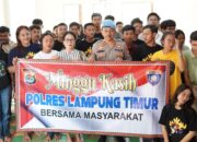 Polres Lamtim Laksanakan Minggu Kasih di Gereja Katolik Santa Maria