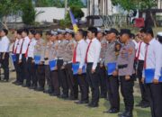 Kapolres Lampung Utara Beri Penghargaan Kepada Dua Personel Berprestasi