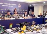 Tangkap 10 Tersangka BB 70 Pucuk Senjata Api Polda Metro Jaya Terus Kembangkan Mengarah Luar Jawa