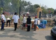 PAC Laskar Lampung Kecamatan Wayhalim Peduli Kebersihan