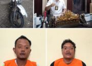 Polres Lamsel Ringkus Dua Pelaku Bobol Warung dan Rumah di Desa Taman Sari Kec Ketapang