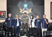 Danrem 043/Gatam Sambut Silaturahmi Ketua Beserta Pengurus JMSI Provinsi Lampung