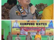 Dekatkan Diri Dengan Masyarakat, Kapolres Lampung Tengah Gelar Jumat Curhat di di Balai Kampung Wates