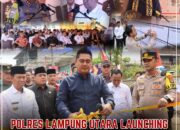Polres Lampung Utara Launching Kampung Bebas Narkoba