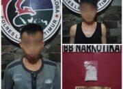 Edarkan Sabu, seorang pria Ditangkap Sat Res Narkoba Polres LamTim