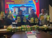 Polda Lampung Berhasil Gagalkan 30 Kg Penyelundupan Narkotika Jenis Shabu Saat Melintasi Bakauheni