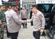Pesan Kapolda Lampung Saat Cek Langsung TPS Pilkakam 2023 di Tulang Bawang