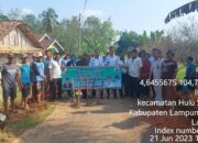 Pemdes Ibul Jaya Hulu Sungkai Lampura, Realisasikan DD TA 2023 Kebangunan Infrastruktur Dan BLT