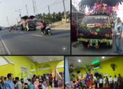Warga RT 01 RW 04 Simpang Lima Desa Ketapang Lamsel Antusias Arak Arakan Keliling Kampung Peringati Maulid Nabi Muhammad SAW