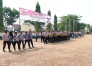 Dalam Rangka Persiapan Pemilu 2024, Polres Lamtim Melaksanakan Peningkatkan Kemampuan Dalmas