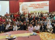 Relawan Ganjar Pranowo Se-Provinsi Lampung Gelar Kegiatan “Temu Relawan Ganjar Pranowo”