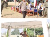 Kapolres Lampung Tengah Pimpin Apel Peningkatan Kapasitas Linmas