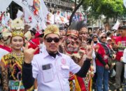 Jangkar Merah Putih Lampung Dampingi Pendaftaran Paslon Ganjar-Mahfud ke KPU
