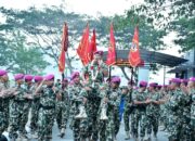 Upacara Serah Terima Jabatan Komandan Batalyon Infanteri 9 Marinir